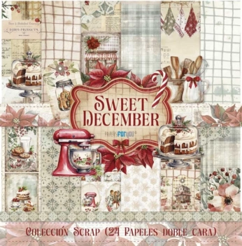 Sweet December Scrapbooking Set PapersForYou 20x20cm