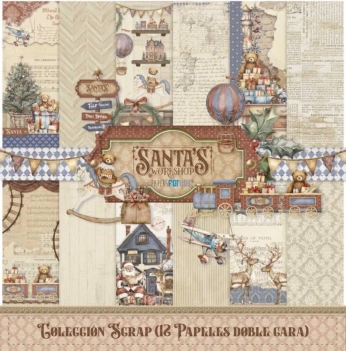 Kit de scrapbooking Santa's Workshop PapersForYou 30x30cm