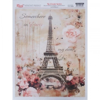 Papel de Arroz Somewhere in Paris Rich 29x42cm