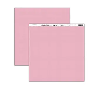 Set 5 cartulinas Basic Colors rosa oscuro Dayka 30x30cm