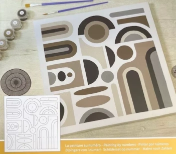 Fabric Kit To Paint By Numbers Boho Artemio