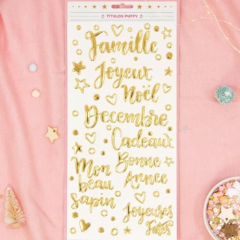 Craftelier All You Need Is Christmas Relieftitel auf Französisch