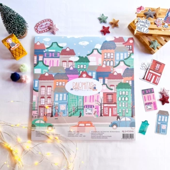 Papers + Textures Popcorn van Piccolina Brava van My Sweet Valentine 30x30cm