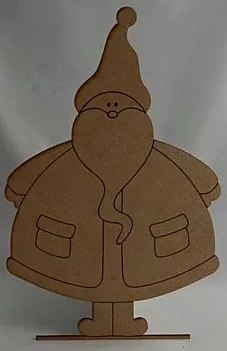 Dayka MDF Silhouet Kerstman