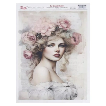 Papel de Arroz Niñas Morenas Rich 29x42cm