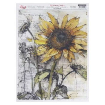 Papel de Arroz Dama de las Flores Rich 29x42cm