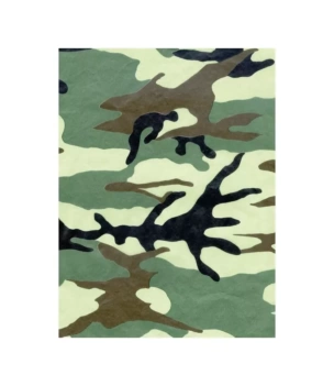 Papel para Decoupage Camuflaje Décopatch 30X40 cm