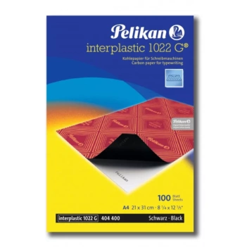 Pelikan Interplastic Kohlepapier 1022G Schwarz  100H  A4