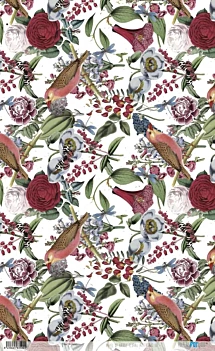 Papel de Arroz Floral Aesthetic III PapersForYou 54x33cm