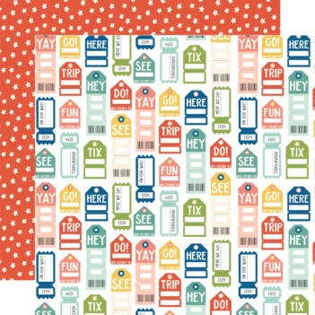 Carta Go Everywhere Pack Your Bags Simple Stories 30x30cm