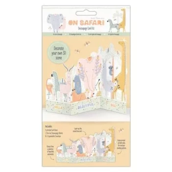 Set de Papel Decoupage On Safari Docrafts

