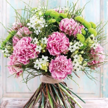 Servilletas de Papel Ramo Floral 33x33cm