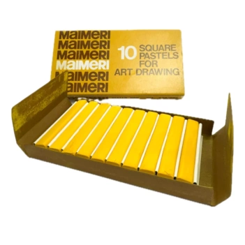 Boîte de 10 pastels or jaune Maimeri
