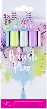 Set de 5 rotuladores Pastel Brush Pen Ecoline