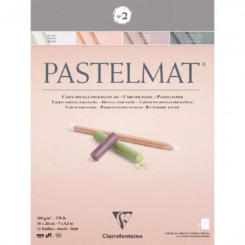 Pastelmat Pastel Color Pastel Pad Nº2 Clairefontaine 18x24cm