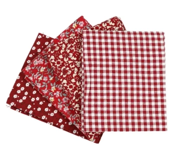 Kit de Telas Para Patchwork Tonos Rojos Creativ Company