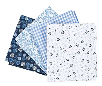 Kit de Telas Para Patchwork Tonos Azules Creativ Company