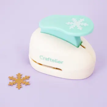 Fustella a forma di fiocco di neve da 1" (2,54 cm) Craftelier