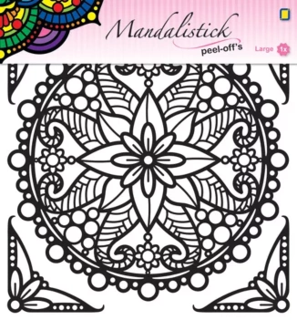 SUPER OFERTA **40%** Pegatina de mandala Negro 39252 Mandalistick