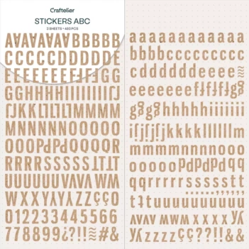 Craftelier Stickers ABC Kraft