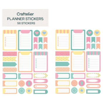 Craftelier Planner Stickers Pastel 