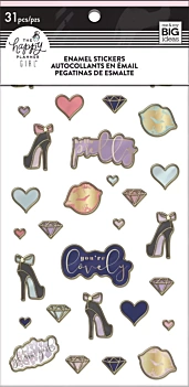 SUPER DEAL **40%** MAMBI MAMBI Happy Planner Glam Girl Enamel Stickers