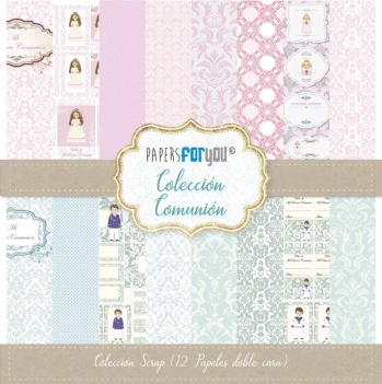 Zestaw do scrapbookingu Papiery komunijneForYou 30x30cm