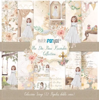 A Day To Remember Fille Rousse Kit Scrapbooking PapersForYou 30x30cm