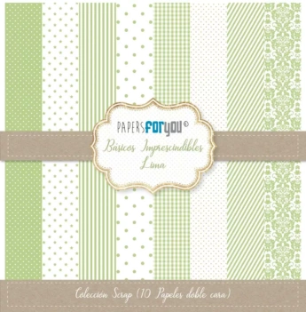 Kit Scrapbooking Essentiels Lima PapersForYou 30x30cm