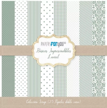 Laurel PapersForYou Essentials zestaw do scrapbookingu 15x15cm