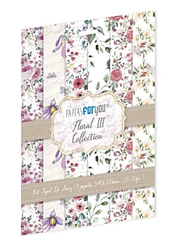 Kit 8 Bloemen Rijstpapier III PapersForYou 54x33cm