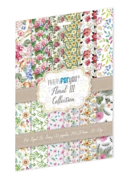 Kit 12 Bloemen Rijstpapier III PapersForYou 30x21cm