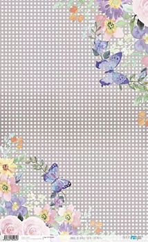 Fleurs et Carrés en Papier de Riz Total Cuteness PapersForYou 54x33cm