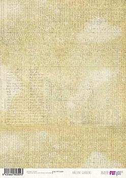 Papel de Arroz Textos Ancient Gardens PapersForYou 30x21cm