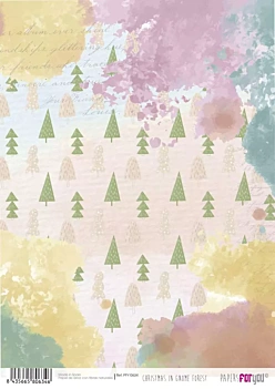 Reispapier 2 Weihnachten im Wichtelwald PapersForYou 30x21cm