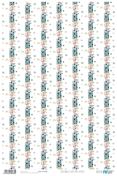 Kartonpapier Kerst In Kabouterbos PapersForYou 32x48cm