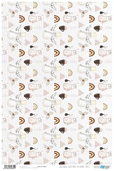 Kartonpapier 4 Kerst In Kabouterbos PapersForYou 32x48cm