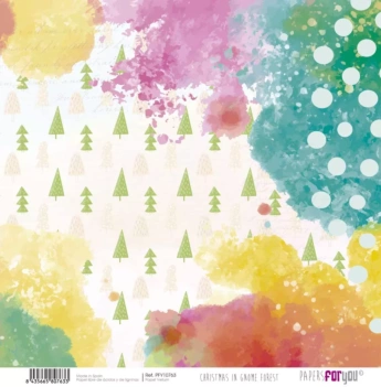 Perkamentpapier Kerstmis In Kabouterbos PapersForYou 30x31cm