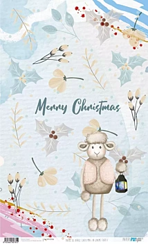 SUPER OFERTA **40%** Papel de arroz 6 Natal na floresta dos gnomos PapersForYou 54x33cm