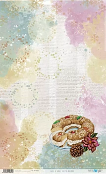Kit Papel de Tela Nuestra Navidad PapersForYou 30x30cm