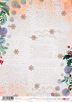 Kit Papel de Tela Nuestra Navidad PapersForYou 30x30cm