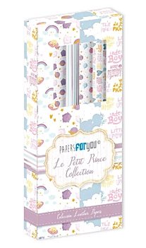 PapersForYou Le Petit Prince Leather Paper Kit 32x30cm