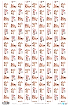 Karton Papier Spielzeug Lullaby Baby Girl PapersForYou 32x48cm