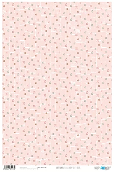 Lullaby Baby Girl PapersForYou 32x48cm Lullaby Baby Girl Stars Cardboard Paper