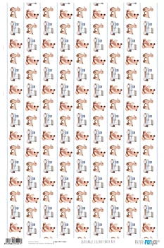 Karton Papier Spielzeug Baby Lullaby Baby Boy PapersForYou 32x48cm
