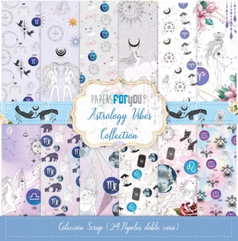 Kit de scrapbooking Astrology Vibes PapersForYou 20x20cm