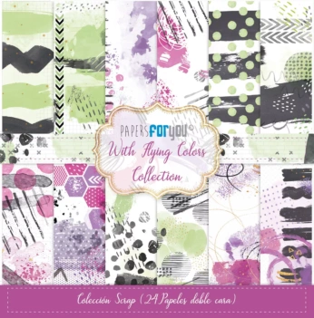 Kit de scrapbooking With Flying Colors PapersForYou 20x20cm