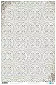 Papel de Cartonaje Baldosas Decoradas Círculos Bibbidi Bobbidi Boo PapersForYou 32x48cm