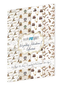 Kit 4 Carte di Riso I Wizarding Adventure II PapersForYou 54x33cm