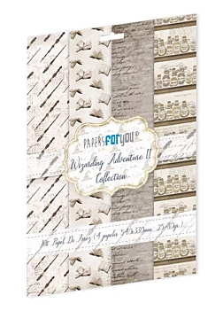 Kit 4 Carte di Riso II Wizarding Adventure II PapersForYou 54x33cm
